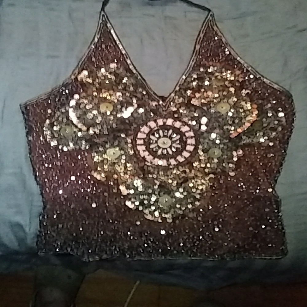 Stunning sparkling Halter Top